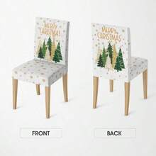 Kitchen Chair Covers - White + 6 - View 6