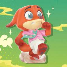 Miniso Zootopia Mystery Blind Box, 'The Great Chase' Series - Surprise Collectible Figure Of Nick Or Judy