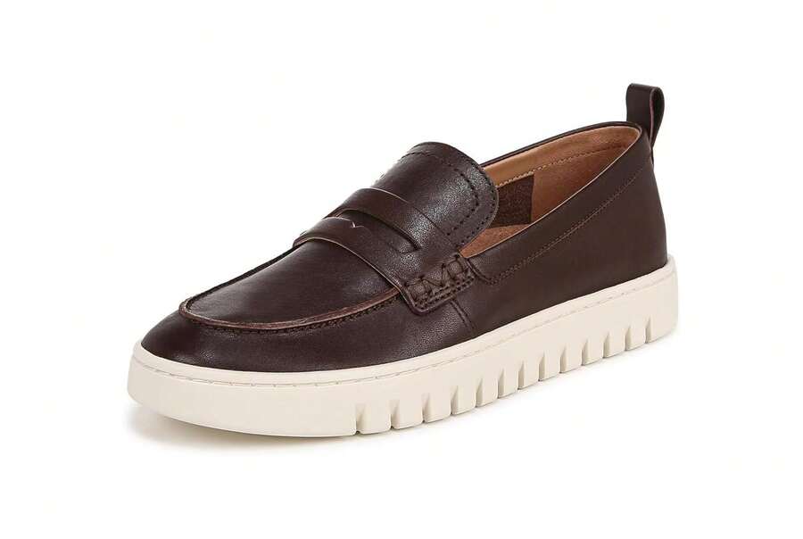 Vionic Womens Uptown Loafer - Dark Brown Leather - 深棕色 - 查看 1