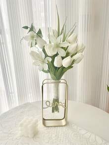 باقات زفاف للعروس والوصيفات، زهور الكلا الليلي البيضاء الاصطناعية باقات العروس للحفل الكنسي وديكور المنزل، أدوات زفاف للصور، ديكورات حفلات الخطوبة والزفاف وعيد الحب - الأبيض أ - مشاهدة 9