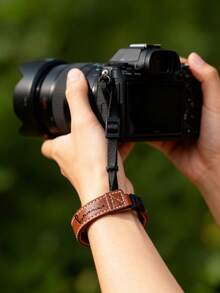 1PC Personalized Custom Leather Camera Strap, Camera Wrist Strap, Made Of Leather, With Laser-Engraved Text/Name, Suitable For Cameras And DSLR Cameras As A Versatile Shoulder Strap - Vintage Style, Durable, Easy To Clean. Camera Shoulder Strap, A Gift For Photography Enthusiasts, Photographers And Videographers, A Personal Gift, Christmas Gift, Digital Accessory, Perfect Gift, Valentine's Day Gift. - 彩色 - 查看 6