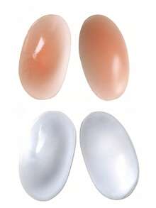 1/2 Pair Elegant Invisible Silicone Shoulder Pads, Rectangular Shoulder Pads, Fake Shoulder Pads, Non-Slip Shoulder Pads, Narrow Shoulder Pads, Unisex Silicone Shoulder Pads, Anti-Slip, Self-Adhesive, Transparent Silicone, Suitable For Men And Women Oblique Shoulder, High And Low Collar Suits, Jackets, T-Shirts - Multicolor - View 13