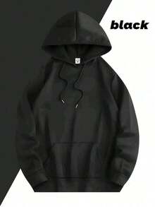 Men's Soccer Graphic Print Hooded Sweatshirt - Bright Pink With Messi Action Design & Number 10 Jersey,  Pocket, Drawstring Hood, Casual Sporty Pullover For Soccer Fans, Machine Washable All-Season ComfortWarm And Comfortable - 黑色 - 查看 5