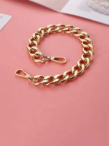 Yogodlns 40cm Correa de hombro versátil y de moda para bolso, recambio dorado, llavero, accesorios de viaje - Dorado - Ver 1