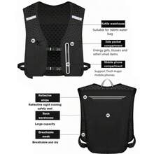 Running Backpack, Runninf Vest, Camel Hydration Backpack, Hydration Pack, Water Backpack, 5-Liter Lightweight Hydration Bag For Outdoor Hiking Cross Country Marathon Cycling Competition Mountaineering Water Bag Backpack For Men, Running Backpack Hydration Pack For Marathon, Trail, Cycling, Hiking, Jogging(Only Backpack)