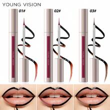 YOUNG VISION 1支哑光尖头可撕式唇釉唇线笔，持久不晕染，防水防汗，不沾杯，裸色，唇线笔，唇釉，日常、圣诞节、节日、派对唇妆 - 彩色 - 查看 4