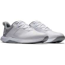 Footjoy ProLite 56924 Sneakers Mens 8 Gray Leather Spikeless Golf Shoes HAM548 - Grey - View 1