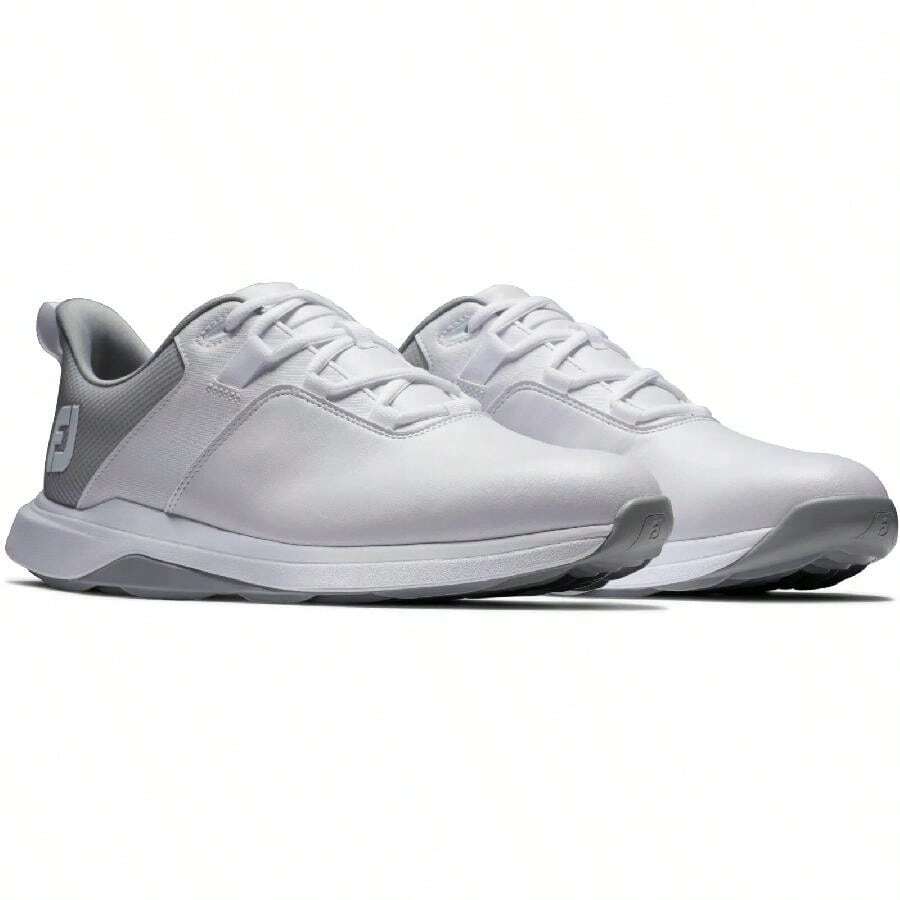 Footjoy ProLite 56924 Sneakers Mens 8 Gray Leather Spikeless Golf Shoes HAM548 - Grey - View 1