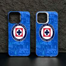 Funda para teléfono con diseño del logo de Cruz Azul, compatible con teléfonos ,  17,  16 Pro Max,  15 Pro Max,  13 y  12. Fabricada en TPU para una protección eficaz contra golpes y caídas. Un regalo ideal para familiares, amigos, seres queridos, parejas y para Navidad. - Negro - Ver 6