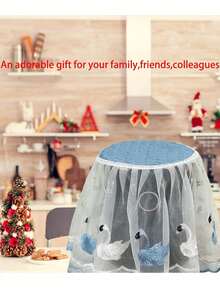 Lace Fabric Dust Cover For Air Fryer, Rice Cooker, And Other Kitchen Appliances - Multicolor - View 2