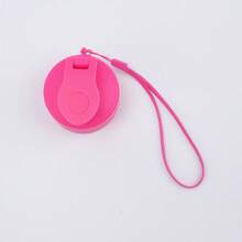 Sticlă de apă portabilă cu capac rabatabil, material PET de 550 ml (rezistent la temperaturi sub 50 °C), pentru sporturi în aer liber, pahar de plastic, pahar de apă pentru uz zilnic al studenților, mâner de transport, potrivită pentru camping, drumeții, fitness, hidratare în aer liber, cadou de ziua de naștere - Multicolor - Vizualizare 6