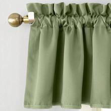Barrow - Par de Cortinas con Bolsillo para Barra de bajo Consumo, Color Verde Salvia, 18 x 54 Pulgadas (Paquete de 2) - Negro - Ver 8