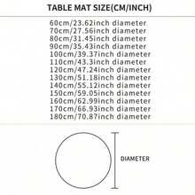 High-Quality Luxury Round Transparent Tablecloth, 100% PVC, 1.5mm Thick - Scratch-Resistant, Heat-Resistant, Easy To Clean, Suitable For Home, Hotel, Restaurant And Coffee Tables, Round Transparent Table Cushion, PVC Table Cover - White - View 10