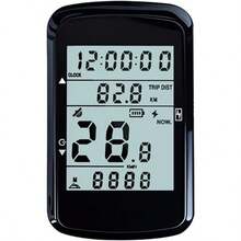 Velocímetro Inalámbrico Via Gps Para Bicicleta Bici Moto Eléctrica Scooter Cuentakilometros Odómetro Para Ciclismo Sin Cables Recargable - Negro - Ver 6