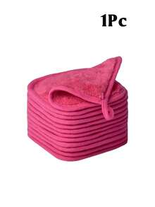 1-10pcs Soft Microfiber Facial Cleansing Cloths, Makeup Removal Face Towels With Hanging Loop, Gentle On Skin, Washable And Reusable,Skincare Headband,Beauty,Skin Care Products,Spa,Self Care,Skin Care Tools,Face Care,Esthetician Supplies,Skin,Face Wash,Facial - Multicolor - View 12