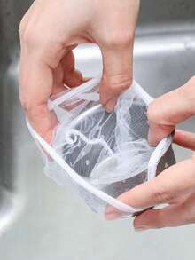 100 قطعة/مجموعة مصفاة بالوعة بيضاء، مناسبة للمطبخ والحمام والأغراض المنزلية - أبيض - مشاهدة 2