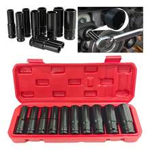 Juego De Herramientas De Enchufe De Impacto De 1/2 Pulgada - Rojo - Ver 3