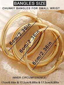 Exaggerated Fashion Water Drop Shaped Stainless Steel Bracelet For Women, Suitable For Formal Events, Parties, Daily Wear, And As A Gift For Friends - Yellow Gold - View 9