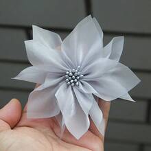 Elegant Flower Brooches - With Milky White Petals And Golden Tones, Suitable For Women, Formal Events, And Everyday Wear - Weddings, Parties, Office Decorations - Elegant Flower Accessories, Wedding Flowers, Clothing Enhancers, Glossy Finishes, Party Decorations, Fashion Accessories, Handcrafted Brooches, Fashion Accessories And Bride Accessories, For Valentine's Day The Perfect Gift For Family, Friends, Couples And Best Friends On Women's Day And Other Festivals - Green - View 9