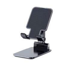 1 Piece Universal Double Folding Phone Holder – Fully Adjustable Desktop Stand For All Phone Models, Stable Desk Accessory, Perfect For Self-Use & Gifting - 黑色 - 查看 3