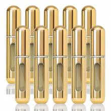 5/10毫升香水喷雾瓶，单瓶包装，亮粉色香水喷雾瓶，带按压泵，适合旅行、客厅、卧室、浴室、家居装饰、旅行配件、婚礼、派对、生日、送给男士、妈妈、爸爸、朋友、新年礼物、配饰、趣味礼物