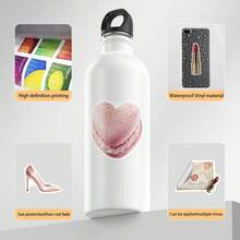 50张水彩贴纸，可爱贴纸，情人节贴纸，萌宠贴纸，花卉贴纸，防水乙烯基贴纸，适用于水瓶、电脑、笔记本电脑、手机、行李箱、笔记本、冰箱等。