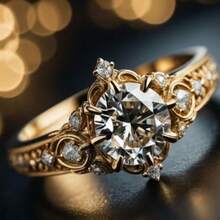 خاتم نحاسي فاخر وأنيق مرصع ب- 8 براغي مرصع بأحجار الأبيض اللامع، خاتم زواج أبدي للنساء، مناسب لخطوبة، زواج، ذكرى الزواج وهدايا عيد الحب