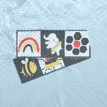 My First High Contrast Black And White Soft Cloth Book, Suitable For Babies, Infant Tummy Time And Play Mat Fabric Book Toy, Black And White Baby Cards, Foldable Educational Activity Cloth Book, Suitable For Boys And Girls - Black and Red Elephant - View 4