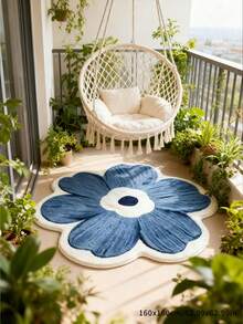 1件装多巴胺彩色花卉装饰地毯，可收纳，易清洁，可水洗，天然舒适，适用于卧室、书房、客厅、家居装饰，印花地毯，窗台地毯，绒面地毯，加厚地毯，四季皆宜。 - 彩色 - 查看 3