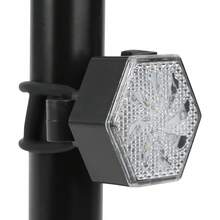 Luz Trasera de Bicicleta, Luces Traseras Led para Ciclismo Carretera Montaña, Luz trasera de bicicleta de advertencia - Negro - Ver 4