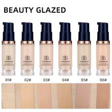 beauty glazed Kem che khuyết điểm dạng lỏng phù hợp với làn da hoàn hảo, che phủ các vết thâm dưới mắt, che phủ vết đỏ và khuyết điểm, công thức chống thấm nước và mồ hôi - B96#2 - Xem 6