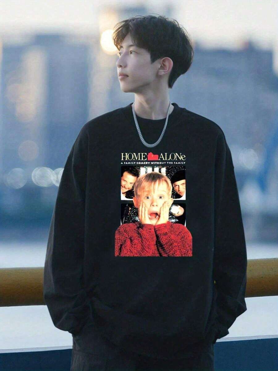 Men T-Shirts - 黑色 - 查看 1