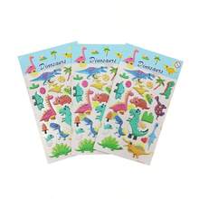 Nuevas pegatinas de espuma de PVC con burbujas con patrones de dinosaurios y animales de dibujos animados, personalizables - Multicolor - Ver 12