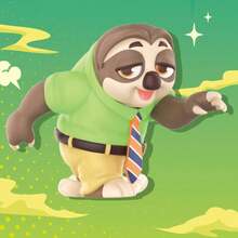 Miniso Zootopia Mystery Blind Box, 'The Great Chase' Series - Surprise Collectible Figure Of Nick Or Judy