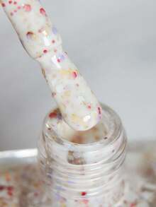 REALCHIC 10ml/Bottle, 2025 New Cute Glitter White Nail Polish, Water-Based Nail Lacquer, Quick Drying, Long-Lasting, Peel-Off, Autumn/Winter Colors, Women Nail Art - 白色 - 查看 2