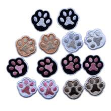 7 peças de remendos de pegadas de pata para roupas, remendos de apliques bordados autoadesivos, decoração de patas fofas, remendos artesanais faça você mesmo para vestidos, jeans, chapéus, sapatos, camisas, jaquetas e mochilas - Multicolorido - Ver 9