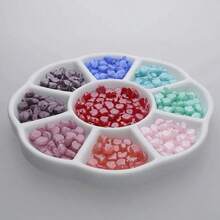 9 Well Porcelain Ceramic Watercolor Paint Palette - Ceramic Mixing Palette Tray Flower Watercolor Dish Gouache Palette For Arts And Crafts Accessories Organizer Mixing Colors 5inch - 9個威爾斯 - 查看 4