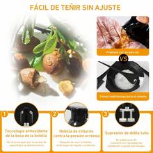 Cabello teñido natural 3 en 1 champú - negro (500 ml) - teñido, limpio y acondicionado en un solo paso - Negro - Ver 4