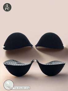 One 5cm Thick Invisible Bra/Breast Enhancement/Lifting, Adhesive Bra Suitable For Strapless Dresses, Enhances Cleavage, Lifts And Shapes Small Breasts, Strapless Bra, Evening Gown, Wedding Dress Super Lift Bra. - Multicolor - View 15