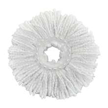 6 Pack Spin Mop Replacement Head For Hurricane 360° Spin Mop Systems, Microfiber Spin Mop Head, Round Shape Standard Universal Size Magic Mop Refill (White) - trắng - Xem 10