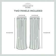 Exclusive Home - Par de Paneles de Cortinas Opacas de Sarga de satén para oscurecer la habitación, 52 x 63 Pulgadas, Color , 2 Piezas(Blush 132An x 243.8Al cm (1 Paneles)) - Multicolor - Ver 6