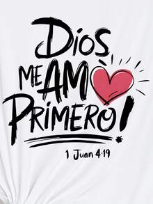 女士休闲短袖圆领T恤 白色 夏季 - 白色 - 查看 4