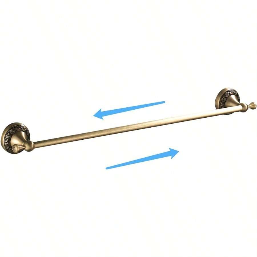 Leyden TM Wall Mounted Bathroom Towel Holder Towel Bars Towel Hanger Antique Brass Finished - latín - Ver 1