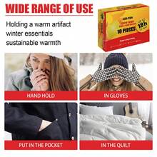 Jue-Fish Heating Pad, 18 Hours Long-Lasting Warmth For Autumn & Winter, Disposable Body Warmer Patch For Cold Resistance, Cold Relief & Whole-Body Warmth - Multicolor - View 3