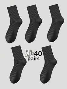 5 Pairs Thick Striped Mid-Calf Leg Warmers, Comfortable Casual Leg Warmers For Men And Women, Suitable For Leisure, Home, Outdoor Sports, Soft And Thick Winter Leg Warmers For Daily Life, Warm Christmas Gift For Dad, Unisex, Suitable For Cold Weather, Long Leg Warmers, Thick Winter Leg Warmers, Suitable For All Year Round Use [5/10/15/20/30/40/50/100 Pairs] [The Picture Is Beautified, And There May Be Some Differences Between The Actual Product And The Picture, Which Is A Normal Phenomenon]