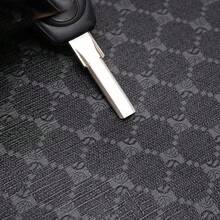 New Multi-Compartment European And American Fashion Wallet, PU Anti-Wear Clutch Bag, Men Large Capacity Multi-Card Slot Zipper Handbag - Black - View 9