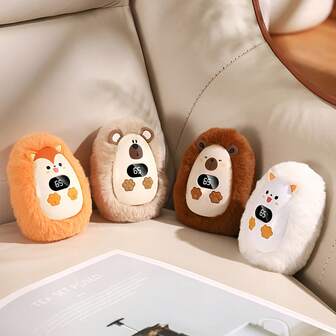 Mini Plush Pet Reusable Hand Warmers Rechargeable Portable Pocket Warmer Fast Heating 3-Gear Adjustable Outdoor Hand Heater For Winter Essentials Accessory Halloween Christmas Gifts Christmas Gifts, Hand Warmers, Gifts For Men, Stocking Stuffers, Hand Warmers Rechargeable