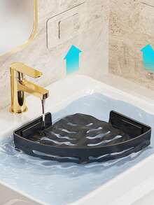 Corner Shelf, Self-Adhesive No Drilling Installation, Multifunctional Home Storage Rack, Space-Saving Display, Suitable For Home, Bedroom, Bathroom, Kitchen, Fits Various Wall Surfaces, Waterproof And Washable Bathroom Accessories - Multicolor - View 6