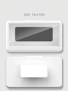 1pc Waterproof Shower Phone Holder With 360° Rotation - Touchscreen-Friendly Bathroom & Kitchen Wall Mount For IPhone, All Phones - Hands-Free Stand For Watching Movies, Listening To Music, Browsing Social Media While Bathing Or Cooking