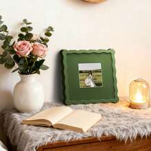 1pc Rainbow Series Colored Cardstock Wave Photo Frame, Decorate Living Room, Can Be Used As A Birthday Gift, Wedding Gift, Rama Table Decor, Housewarming Gift, Dorm Essentials, B&B Decor (No Photo Paper) - Multicolor - View 31